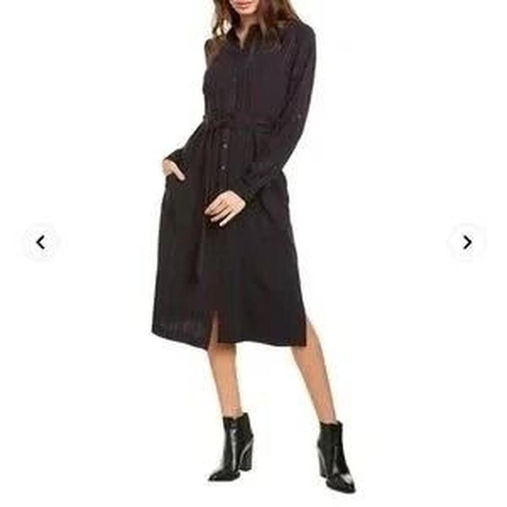 Elie Tahari NWT Striped Margola Shirt Dress Size S